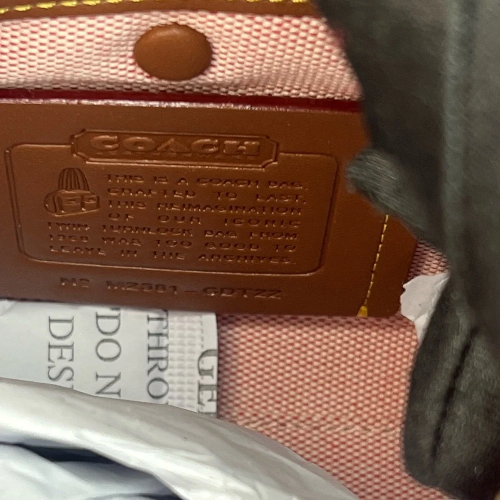 Coach Twin Turnlock Bag 20 With Crystal